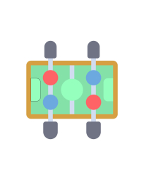 АКТИВНІ ІГРИ: ФУТБОЛ, БІЛЬЯРД,  ХОККЕЙ