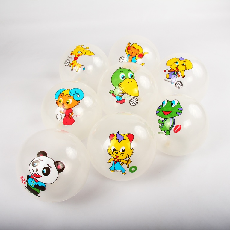 М'яч 9' BT-PB-0127 тварини 6мал.прозорий 70г сітка /240/ (шт.)