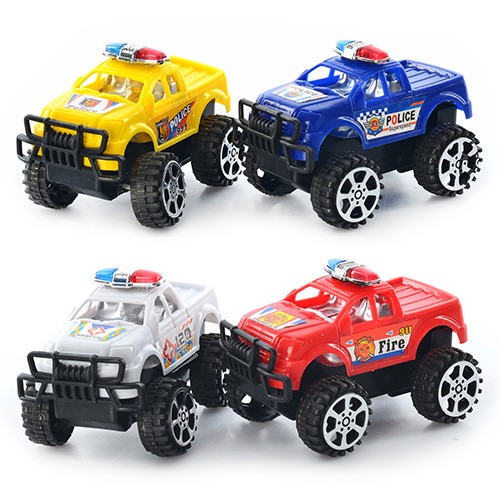 Машинка 633 (720шт) спецтехніка, інер-я, 4 види (поліція, пожежна, 911, служба порятунку), у кульку (шт.)