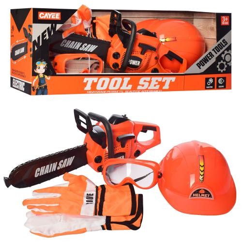 Інструментів набір  арт. KY1068-108C (12шт/2)бензопила, маска, рукавички, шолом, в відкр.. короб. 58 (шт.)
