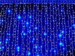 Xmas гірлянда LED (Водоспад 3M*3M) 480-B Синя (24) 3904 (шт.)