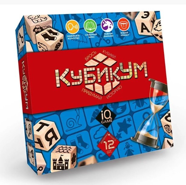 Розважальна гра "КубикУм" укр (6) G-KU-01U (шт.)
