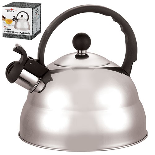 Чайник SS 2.5л подвійне дно МH-0298 (12шт) (шт.)