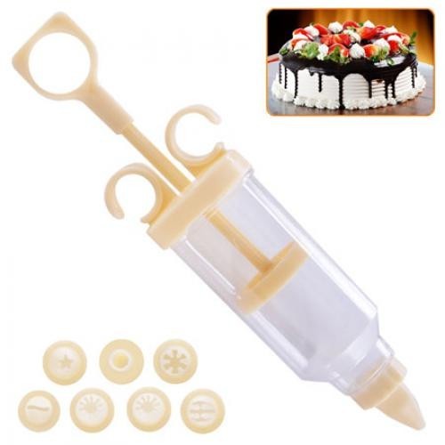 Шприц кондитерський з насадками 8пр/наб 26*12см H11670 (144наб) (шт.)