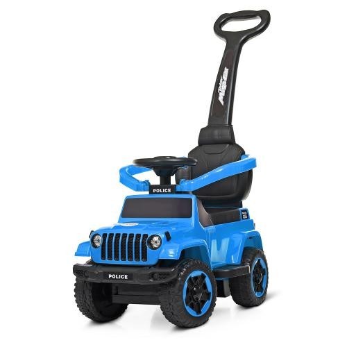 Каталка-толокар M 4288S-12 (1шт) 2в1(батьк. ручка), муз, світ, USB,на бат-ці,блакитна (шт.)