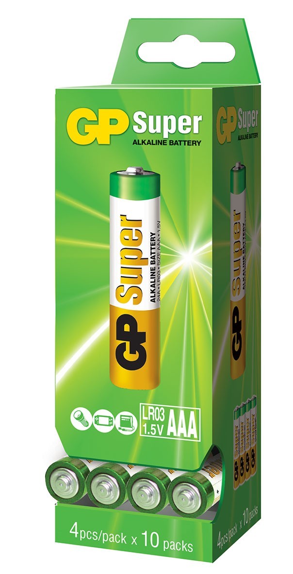 Батарейка GP  LR03, AAA (техн) (40/800) (шт.)
