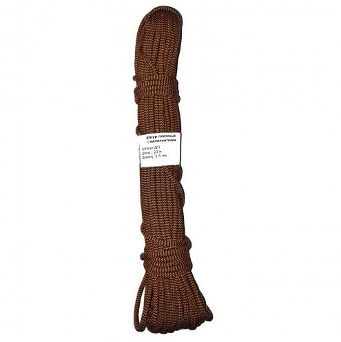 Шнур "ШП-3,5" Плетений із напонювачем М'який  20 метрів діаметр 3.5 мм арт.1072 (шт.)