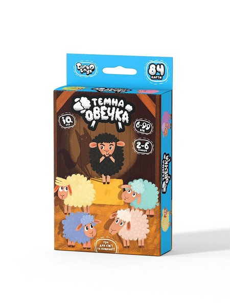 Розважальна та розвиваюча настільна гра "Темна овечка" укр.(32) ТО-01-01U (шт.)
