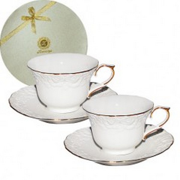 1717 Набір кавовий Біла ніч (чашка-80мл, блюдце-12см) 1717 (шт.)