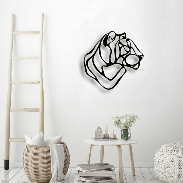 Декоративне панно PN011, 40*34, ХДФ, Тигр (шт.)