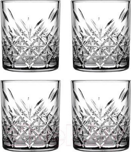 Таймлесс склянка д/віскі v-205мл (под.уп.) н-р4шт 52810 (шт.)