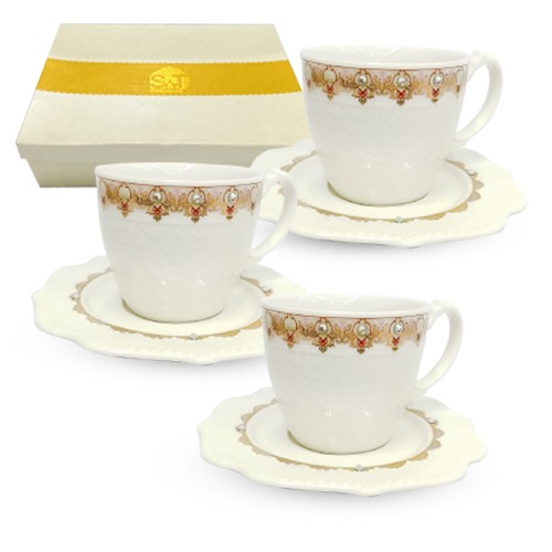 2323-5 Набір кавовий 12пр. Анжеліка (чашка-80мл, блюдце-12см) 2323-5 (шт.)