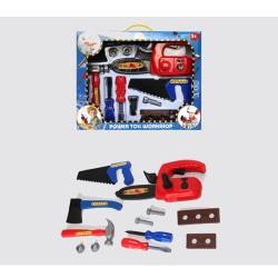 Набір інструментів S091-5 (20шт) пила, електропила, молоток, сокира, викрутка, бат, у кор-ці, 35-28- (шт.)