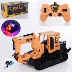 Трактор A8863-42-43 (10шт) р/к, акум, будтехніка, от28см,зв,св,USBзар,2види,в кор-ці, 43-19-16см (шт.)