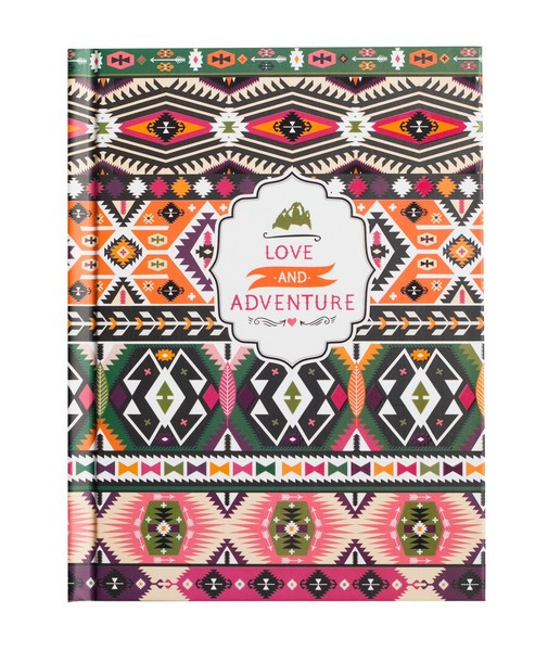 Блокнот ETHNO, А-6, 64л., кл., тв. обкл., мат. лам.+лак, малиновий BM.24614104-29 (1/20) (шт.)