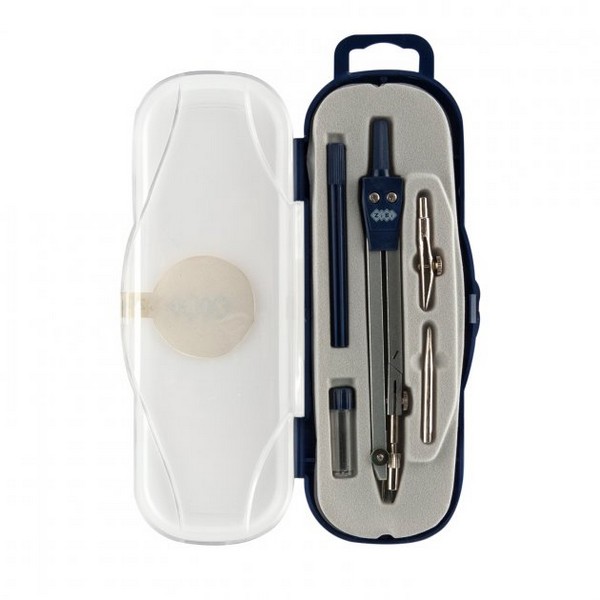 Готовальня COLLEGE 5 предметів, темно-синій ZB.5312CL-03 (шт.)