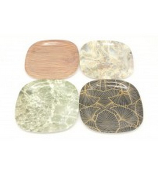 0544 Квадратна тарілка з меламіну 19 х 19 см 0544 (шт.)