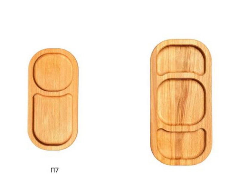 Менажниця прямокутна, 14*28,5см (в асортименті) (шт.)