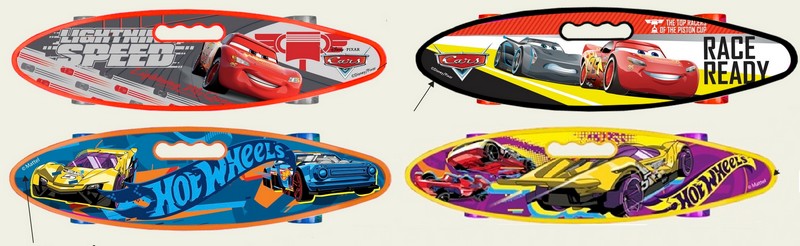 Пенні Борд арт. 195520 (8шт) алюм., світло, PU,60*17 см, (шт.)