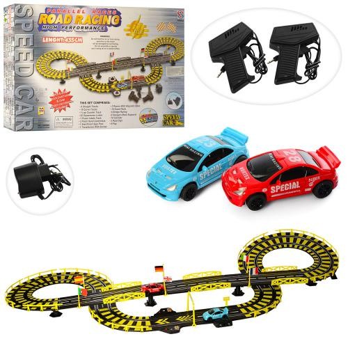 Трек 90986 (12шт) д/к, 435см, машинка 2шт, 10см, від мережі, у кор-ці, 64-37-6см (шт.)