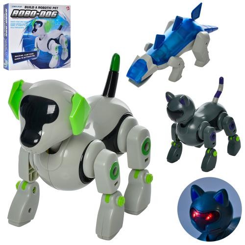 Тварина Z20-21-22 (18шт) збирається, зв, св, ходить, 3в (собака / кішка / диноз), бат, в коробці (шт.)