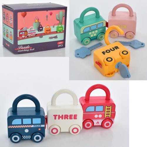 Гра MT033512 (48шт) 7см, машинка-замок, 6видів, в кор-ці, 13-8-10см (шт.)