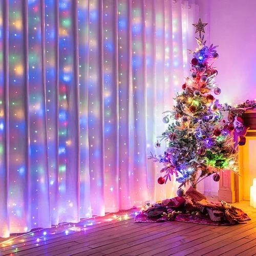 Xmas гірлянда LED (Водоспад 3M*1.5M) 240-M-2 Мультикольорова (40) 7598 (шт.)