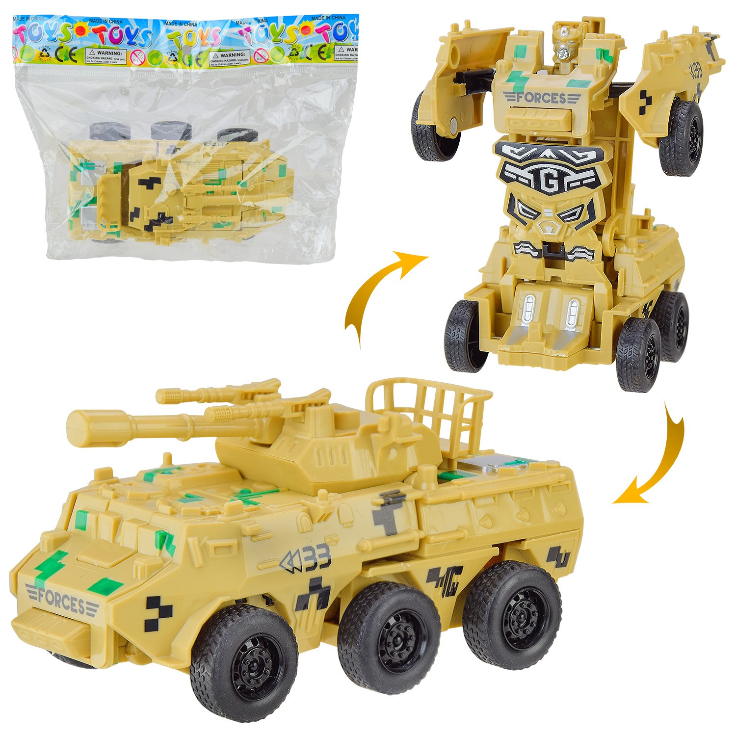 Трансформер арт. XY778-5E (240шт/2) 2види, пакет 14*7,5*6,5см (шт.)