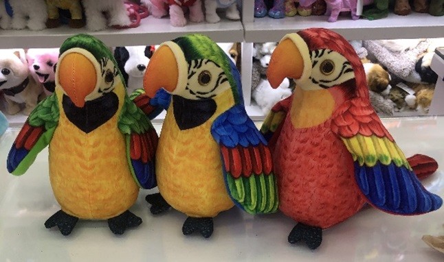 М'яка інтер. іграшка арт. C41808 (50шт/2) папуга повторюшка пакет 23*12*10 (шт.)