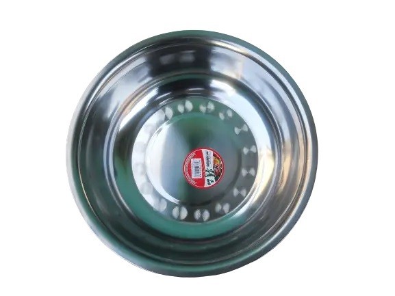 Миска 2332, метал, 22см, 7см, 105грам (360шт в ящ) (шт.)