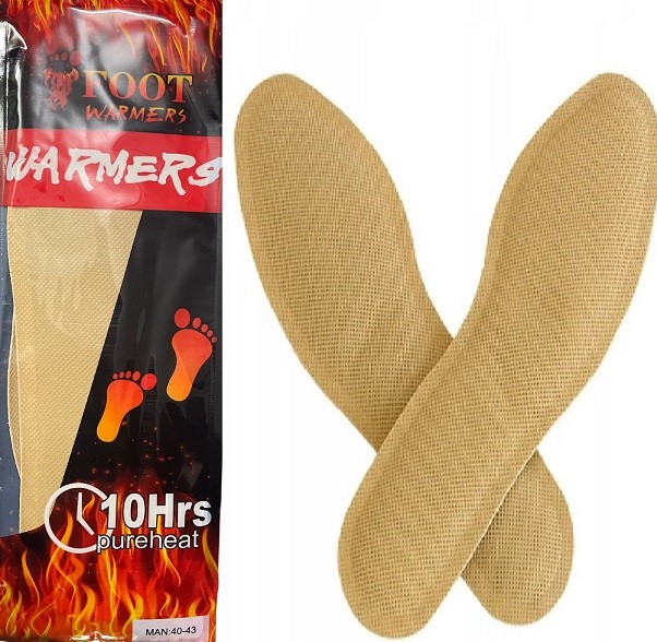 Устілка №CZ-2 одноразові чоловічі, що самонагріваються, чоловічі 40-43 (200) (шт.)