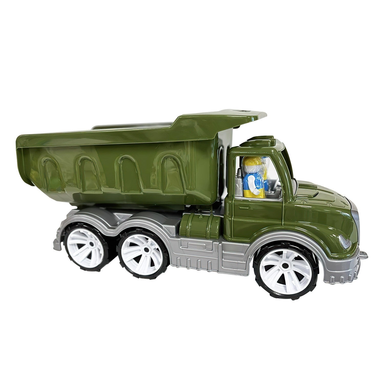 Іграшка дитяча "Самоскид Mati" порожній вiйськовий, арт 003/7, Бамсік (шт.)