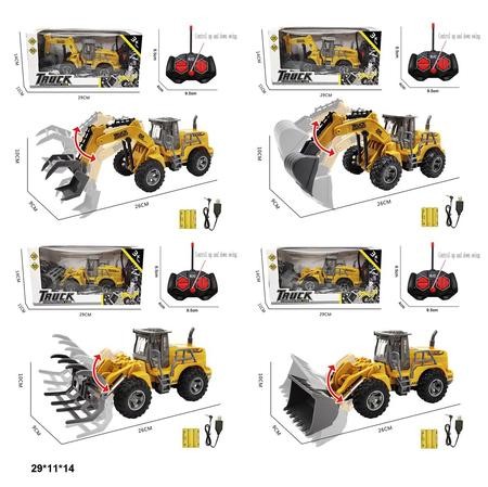 Р.К.Трактор з ковшом SLGC26-20B/21B/22B/23B акум.USB.світ.4в.кор.29*11*14 /72/ (шт.)