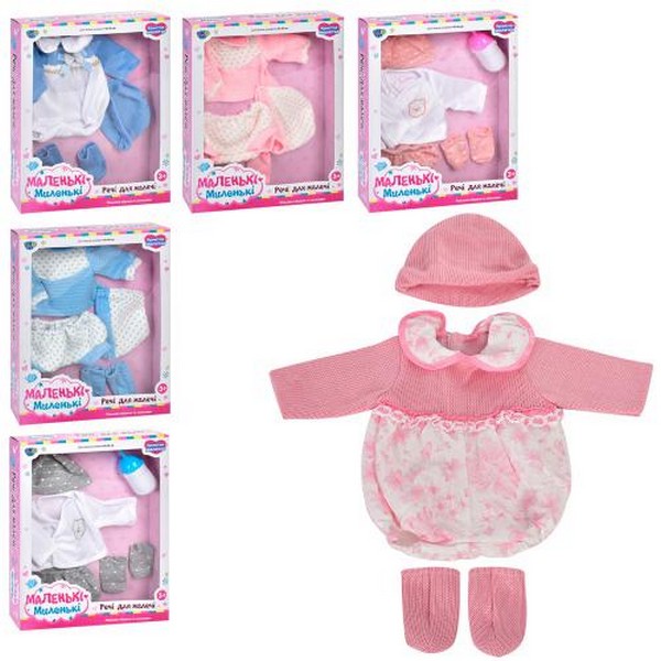 Лялькове вбрання M 4646 UA (48шт) взуття, 3 види (аксесуари) по 2 кольори, в кор-ці, 29-36-5см (шт.)