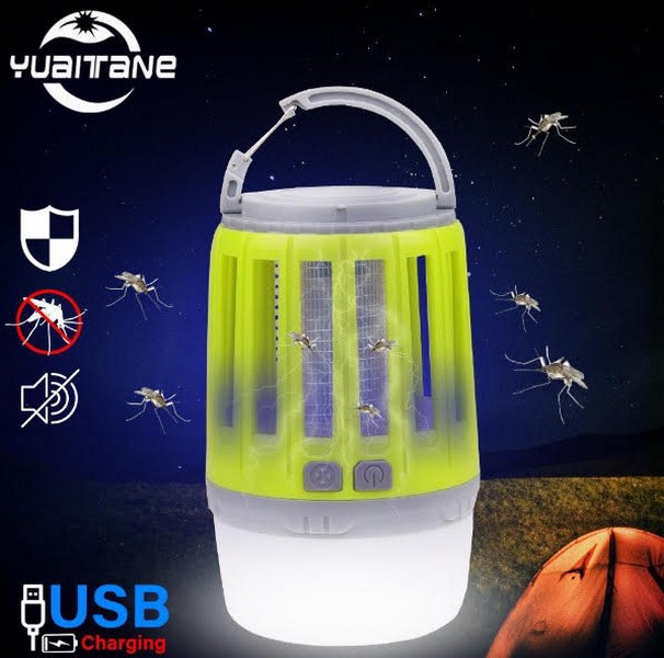 Акумуляторна антимоскітна пастка та LED світильник 2 в 1 ( 1377 ) (шт.)