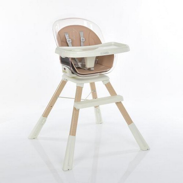 Стільчик ME 1104 TWIST Pink (1шт) для годування, 360град., регулюван. висоти, рожевий (шт.)