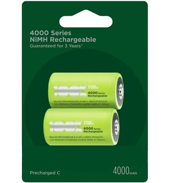 Акумулятор PP  400DHC-UC2  R20,4000mAh, NiMH 1.2V (ціна за 1 акум) (шт.)