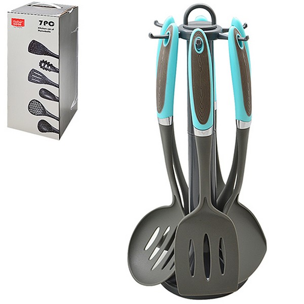 Кухонний набір на підставці 7пр/наб 13*38.5см R30002 (24наб) (шт.)