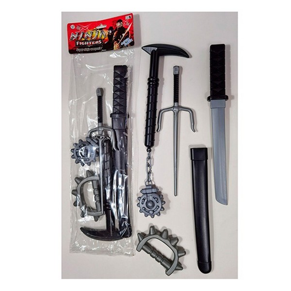 Набір зі зброєю DS210-D2 (72шт) 4 предмети (меч 41см, кинжал 30см, булава та інше), в пакеті, 55-17- (шт.)