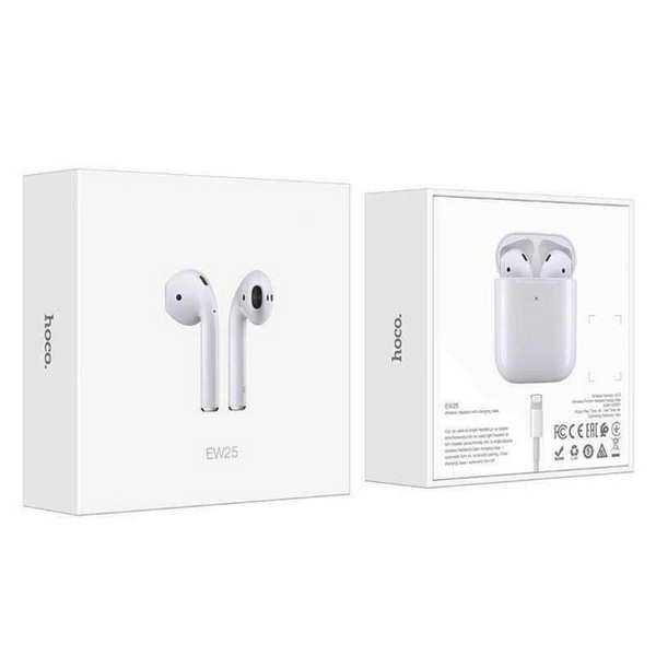 Навушники безпровідні TWS HOCO EW25 True wireless BT white (шт.)
