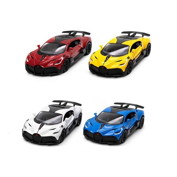 Модель легкова BUGATTI DIVO 5" KT5442W метал.інерц.відкр.дв.4кол.кор./96/ (шт.)