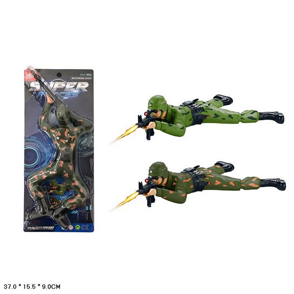 Фігурки для гри HD951 (48шт) солдат, 33см, рухається/повзає, звук, світло, 2 кольори, на бат-ці, на (шт.)