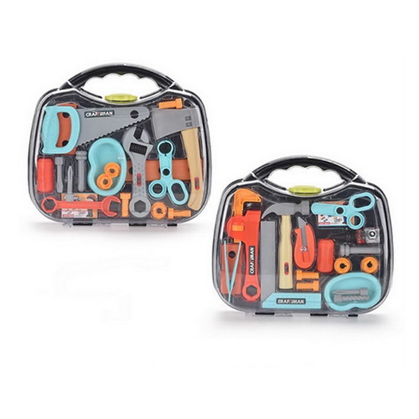 Набір інструментів 884-4 (24шт) ключ, лоток, болти, викрутка, 2види(пила,топор/молоток,ніж), в чемод (шт.)