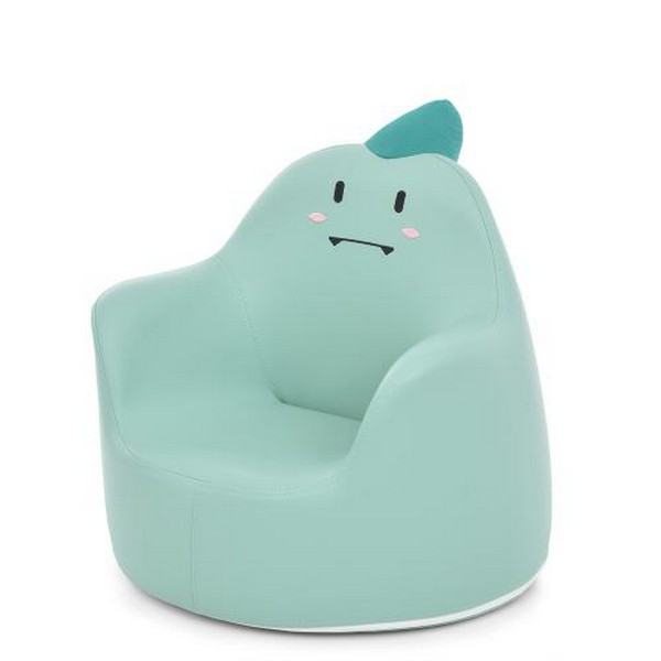 Крісло-пуфік M 5721 Dino (1шт) дитяче, меморі-фом, ш48-г61-в50см, сидіння ш25-г28см, екокожа, диноза (шт.)