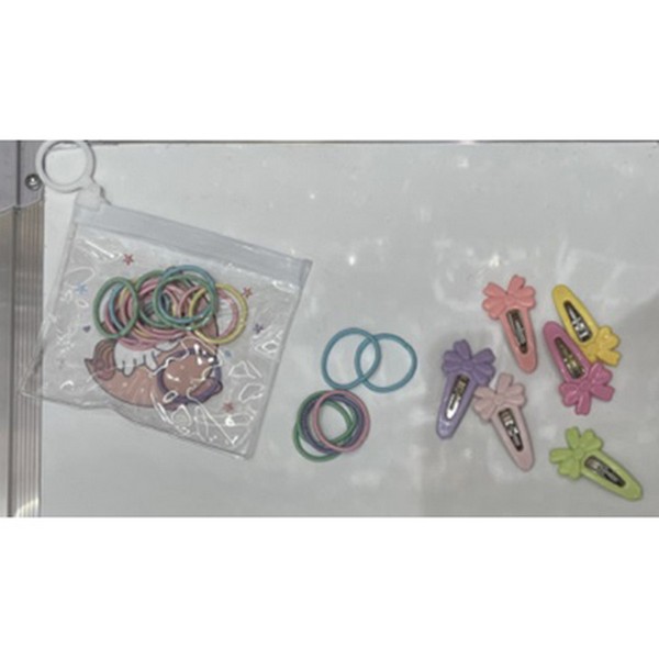 Аксесуари для волосся 26шт/наб (20резинок, 6шпильок) WW02071 (1200наб) тільки уп. 12 наборів (шт.)