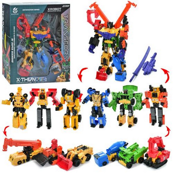 Трансформер HS56 (6шт) обот 34см+будтехніка 6шт, в кор-ці, 43-51,5-13см (шт.)