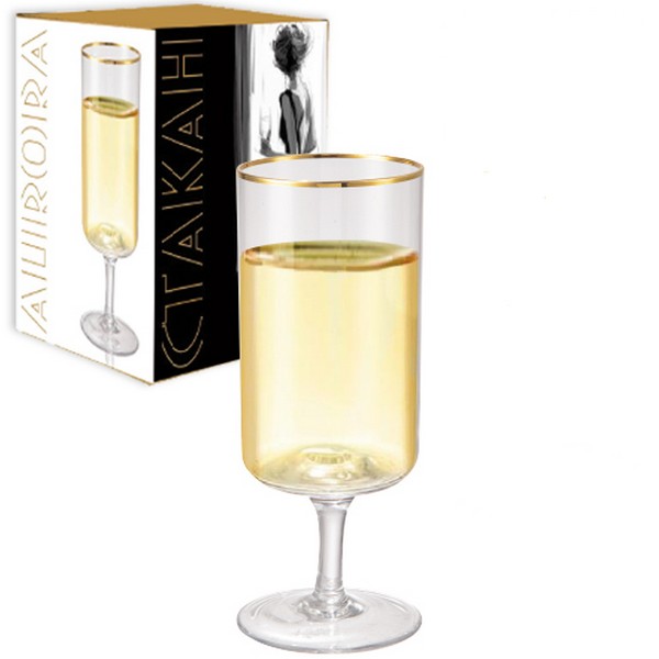 7051-02 Склянка "Aurora" 500мл (ціна за набір 4шт)  7051-02 (шт.)