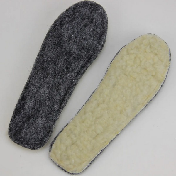 800385 устілки фетр сірі+хутро 36р (шт.)