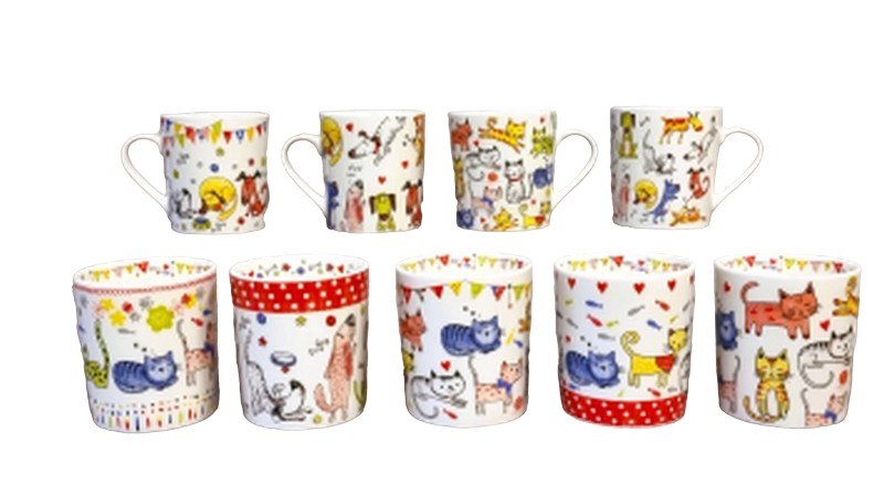 040-01-81 Чашка Кошенята і цуценята фарби 280мл 040-01-81 (шт.)