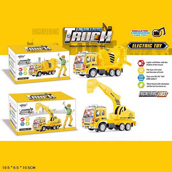 Машинка муз. арт. 777-71 (120шт/2) 2 види мікс, звук, світло,рух, короб. 17,5*6,2*9,7см (шт.)